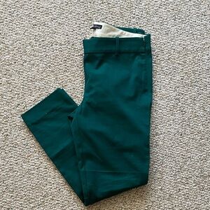 NWT J. Crew Factory Green Cropped Winnie Pants 6